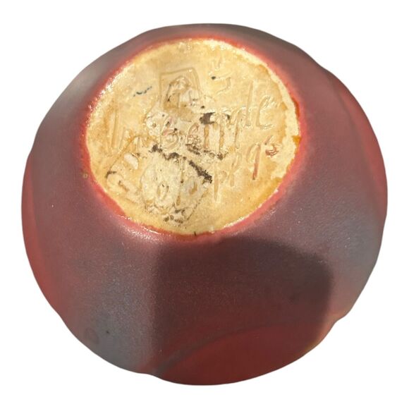 VAN‎ BRIGGLE Art Pottery Tulip Vase Planter - Picture 6 of 9